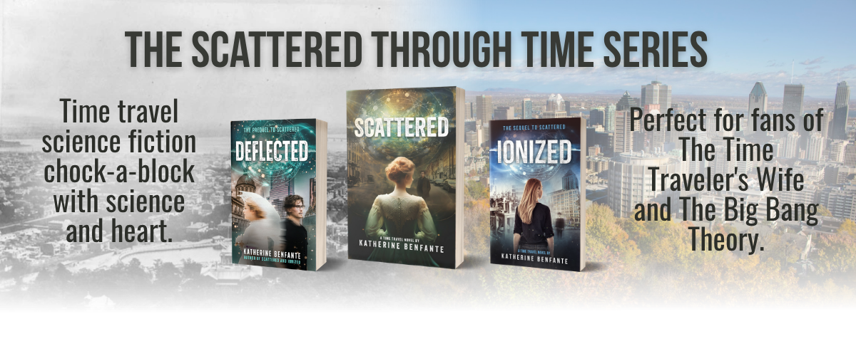 The Scattered Through Time science-fiction series by Katherine Benfante